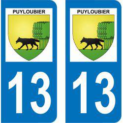 Sticker Plaque Puyloubier 13114