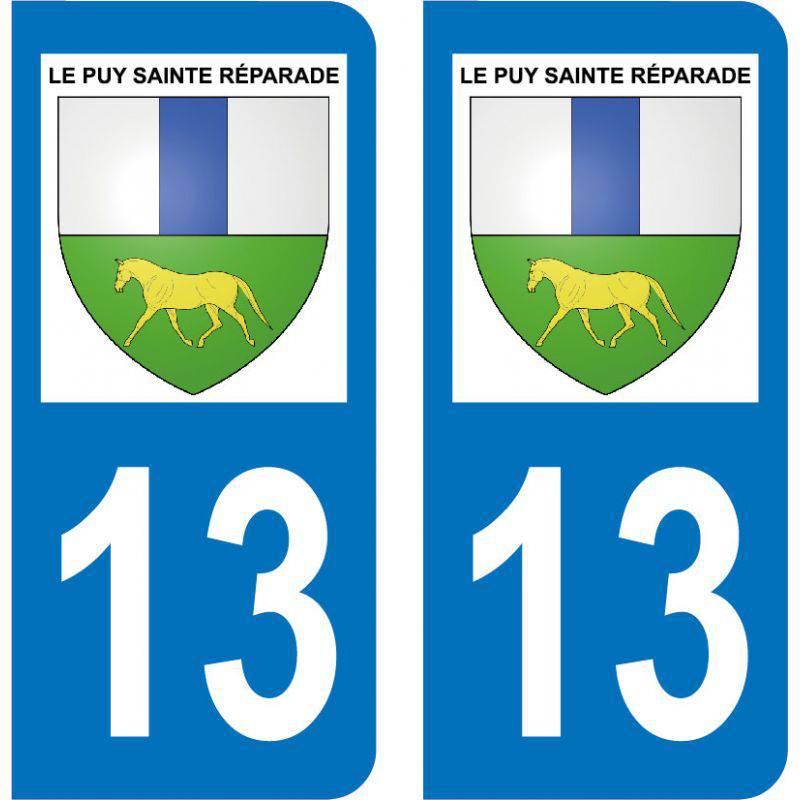 Autocollant  Plaque Le Puy-Sainte-Réparade 13610
