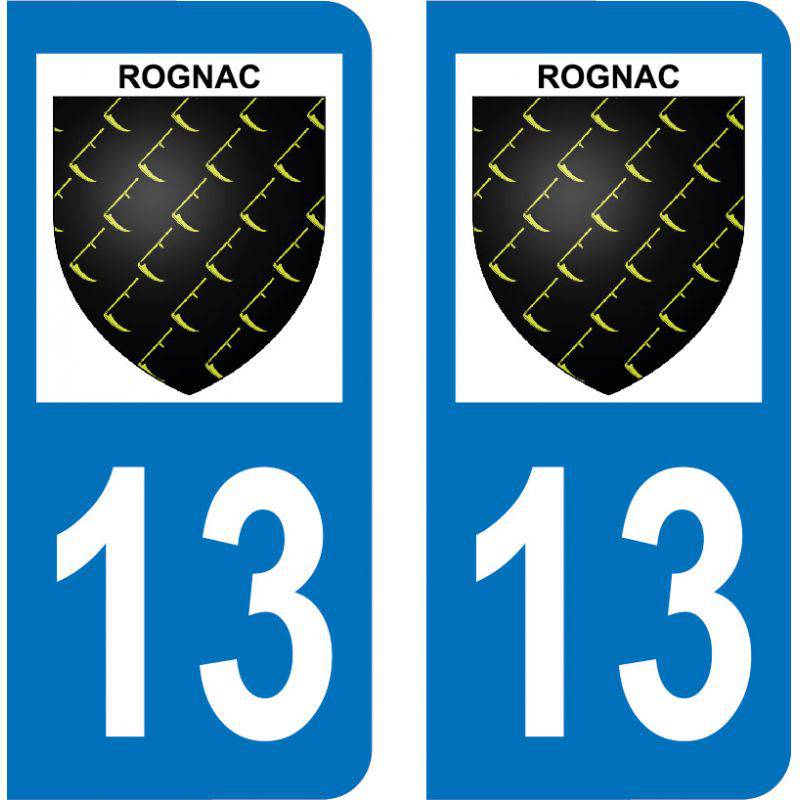 Autocollant Plaque Rognac 13340