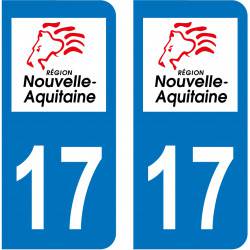 Sticker Plaque 17 Charente-Maritime