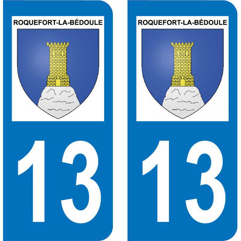 Autocollant  Plaque Roquefort-la-Bédoule 13830