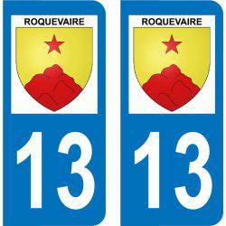 Autocollant Plaque Roquevaire 13360