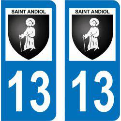 Sticker Plaque Saint-Andiol 13670
