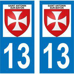 Sticker Plaque Saint-Antonin-sur-Bayon 13100