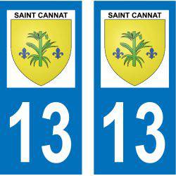 Sticker Plaque Saint-Cannat 13760