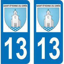 Autocollant  Plaque Saint-Étienne-du-Grès 13103