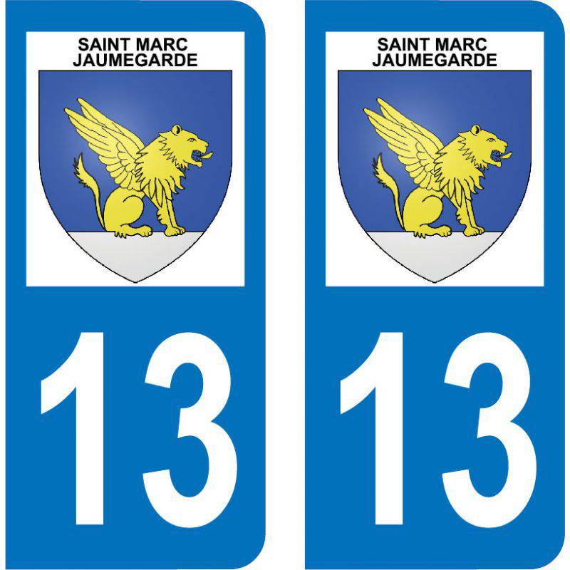 Autocollant  Plaque Saint-Marc-Jaumegarde 13100