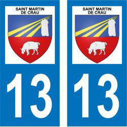 Sticker Plaque Saint-Martin-de-Crau 13310