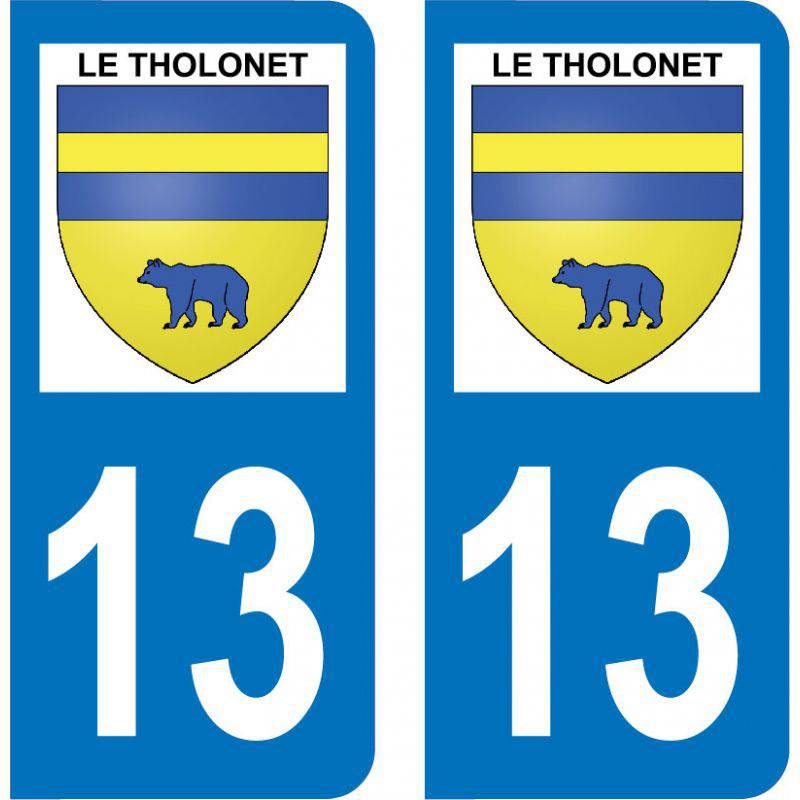 Autocollant Plaque Le Tholonet 13100