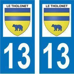 Sticker Plaque Le Tholonet 13100
