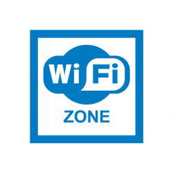 Sticker Panneau Zone Wifi - 1
