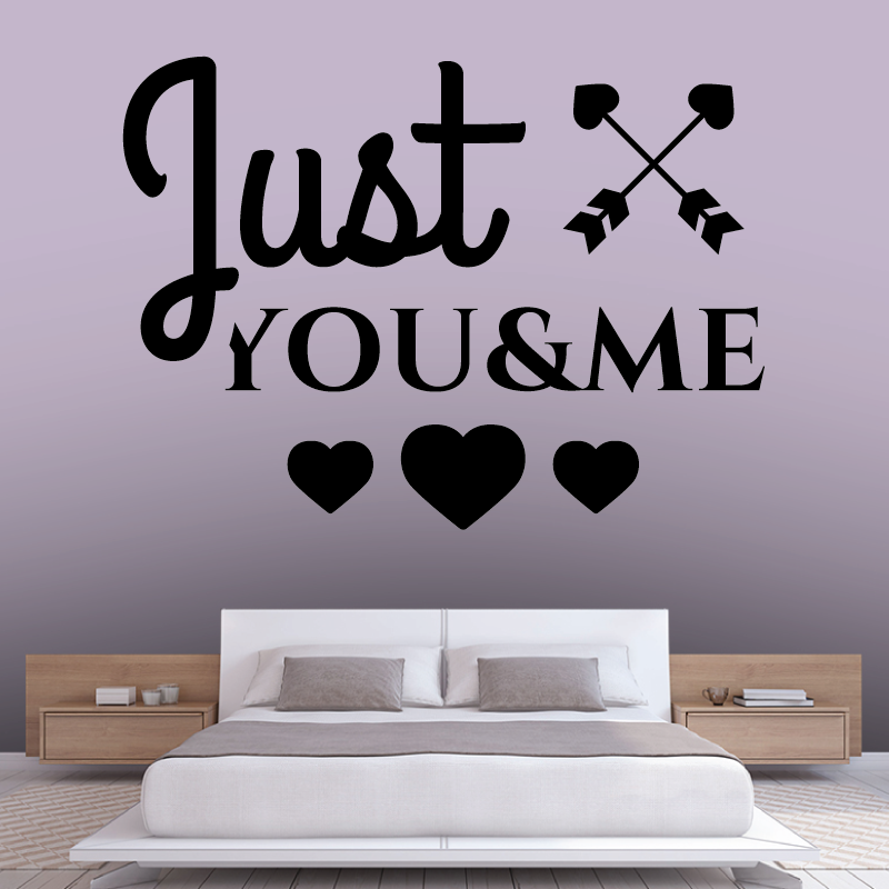 Sticker Mural Just You & Me - 1