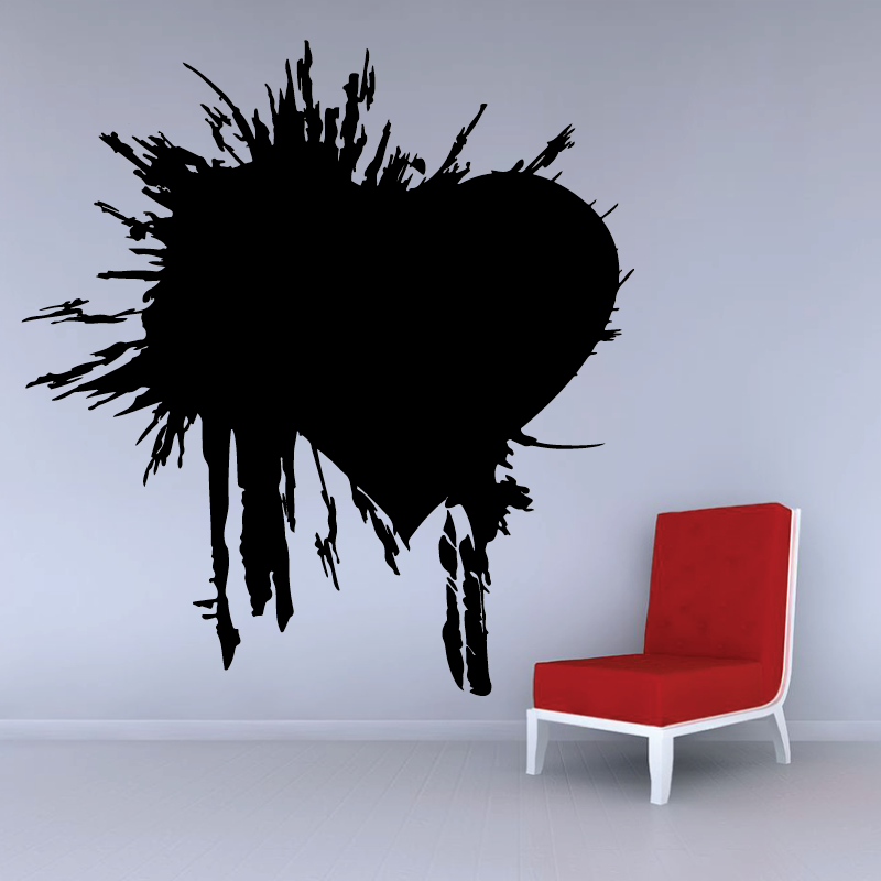 Sticker Mural Coeur Explosé - 1