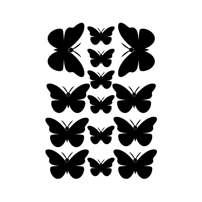 Sticker Kit De Stickers Papillons - 2
