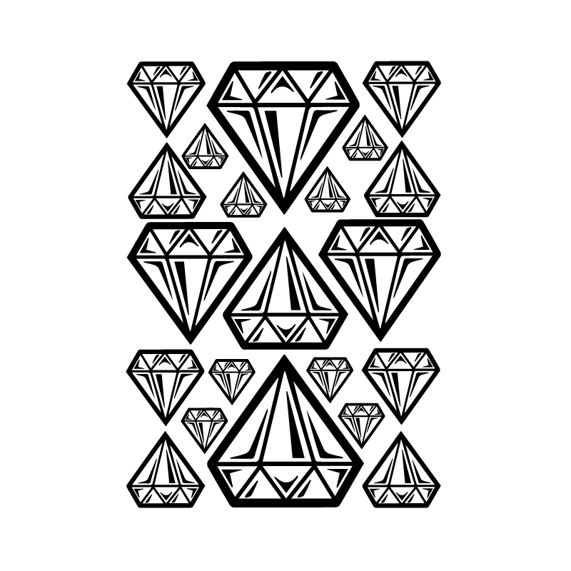 Sticker Kit De Stickers Diamants - 2