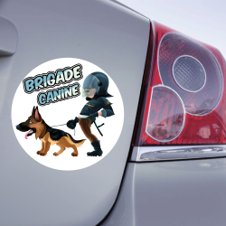Autocollant Brigade Canine