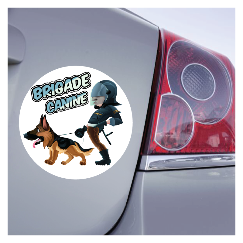 Autocollant Brigade Canine