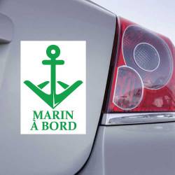 Sticker Marin à bord Ancre - 5