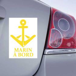 Sticker Marin à bord Ancre - 6