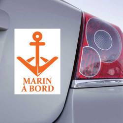 Sticker Marin à bord Ancre - 7
