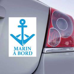 Sticker Marin à bord Ancre - 8