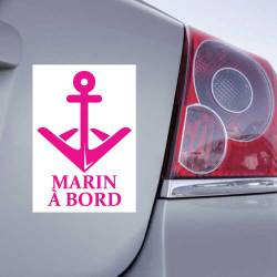 Sticker Marin à bord Ancre - 9