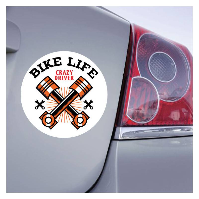 Sticker Bike Life - Piston