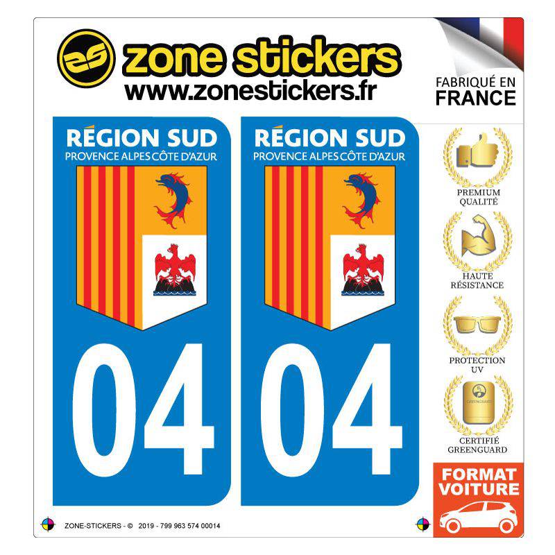 Sticker Plaque 04 Alpes de Haute Provence