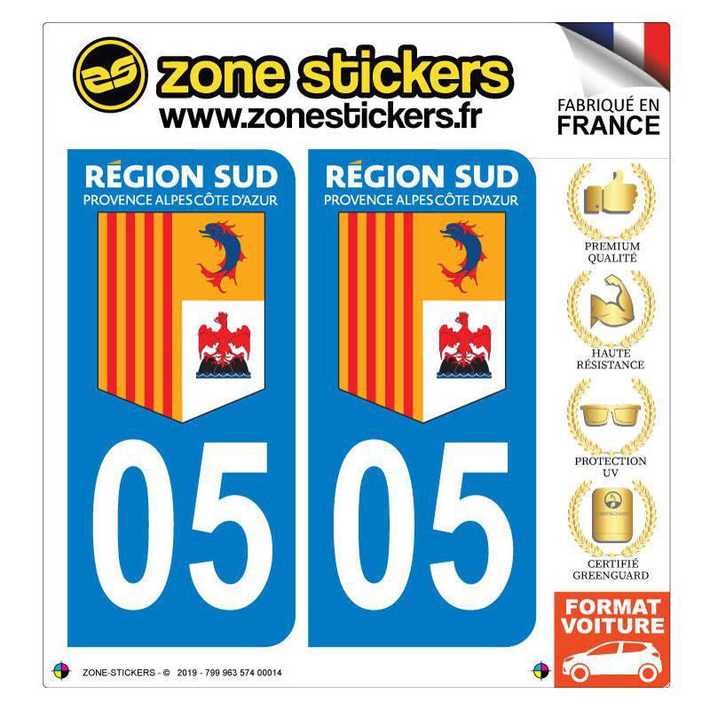 Sticker Plaque 05 Hautes Alpes