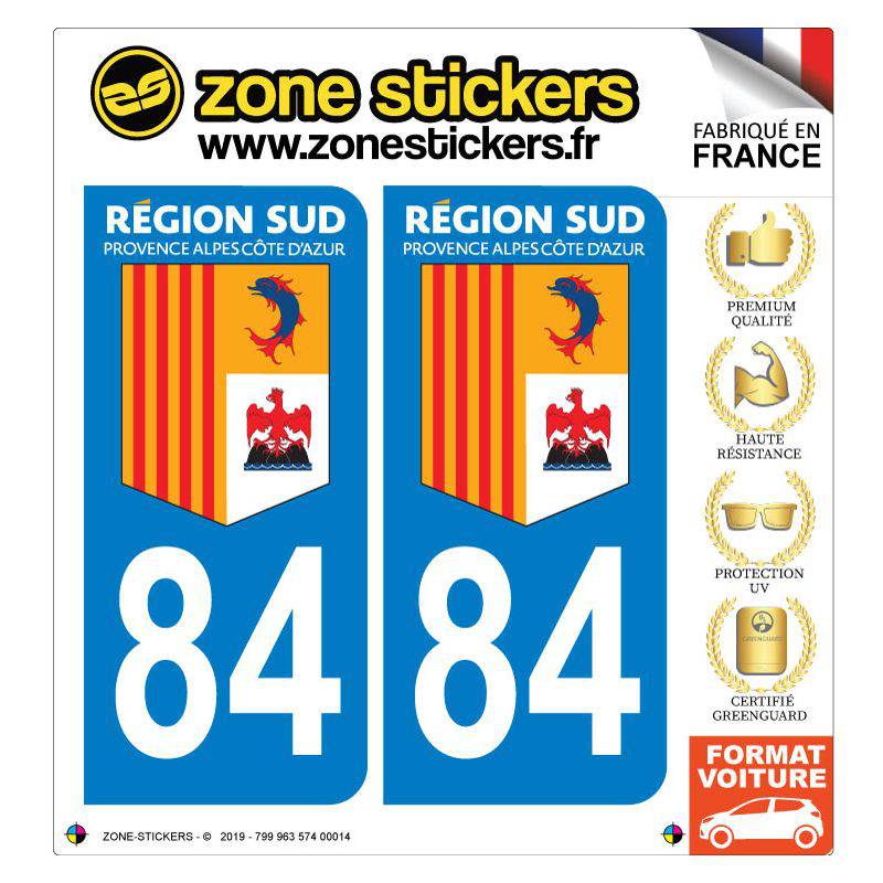 Sticker Plaque 84 Vaucluse