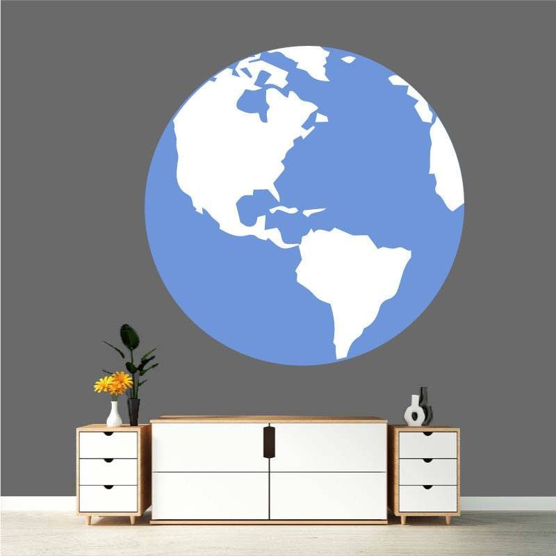 Sticker Globe - Afrique - 1