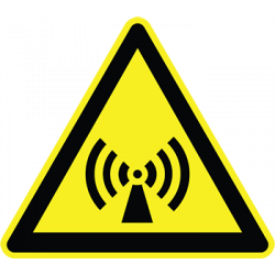  Sticker Panneau Danger Alarme Sonore