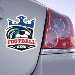 Autocollant Football King - 1