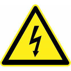  Sticker Panneau Danger Electrique