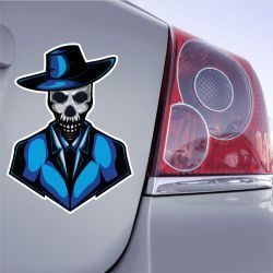 Autocollant Mafia Skull