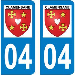 Sticker Plaque Clamensane 04250 - 6