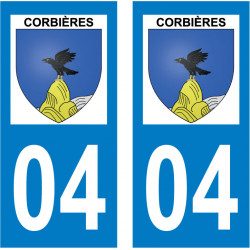 Sticker Plaque Corbières 04220 - 2