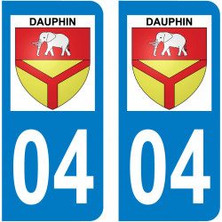 Sticker Plaque Dauphin 04300 - 1
