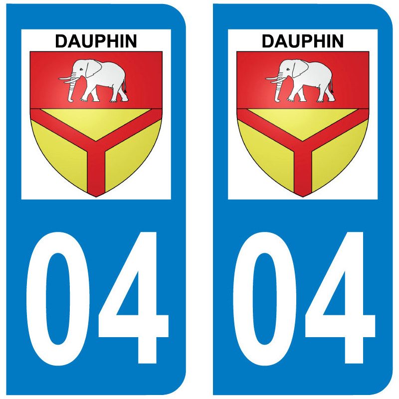 Sticker Plaque Dauphin 04300 - 1