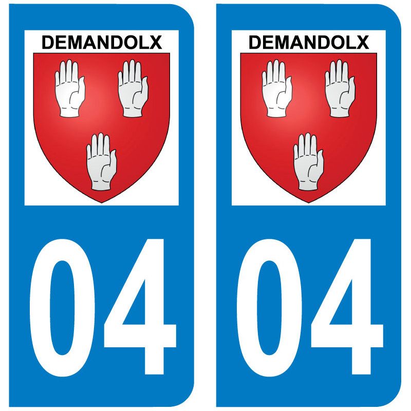 Sticker Plaque Demandolx 04120 - 1