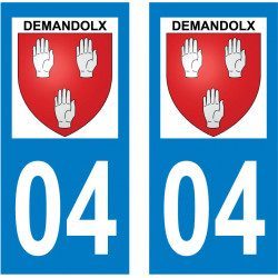Sticker Plaque Demandolx 04120 - 2
