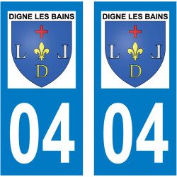 Sticker Plaque Digne-les-Bains 04000 - 2
