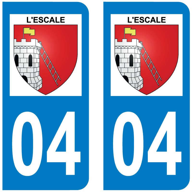 Sticker Plaque L'Escale 04160 - 1