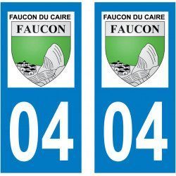 Sticker Plaque Faucon-du-Caire 04250 - 2