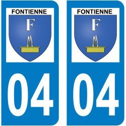 Sticker Plaque Fontienne 04230 - 1