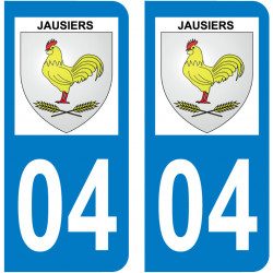 Sticker Plaque Jausiers 04850 - 1