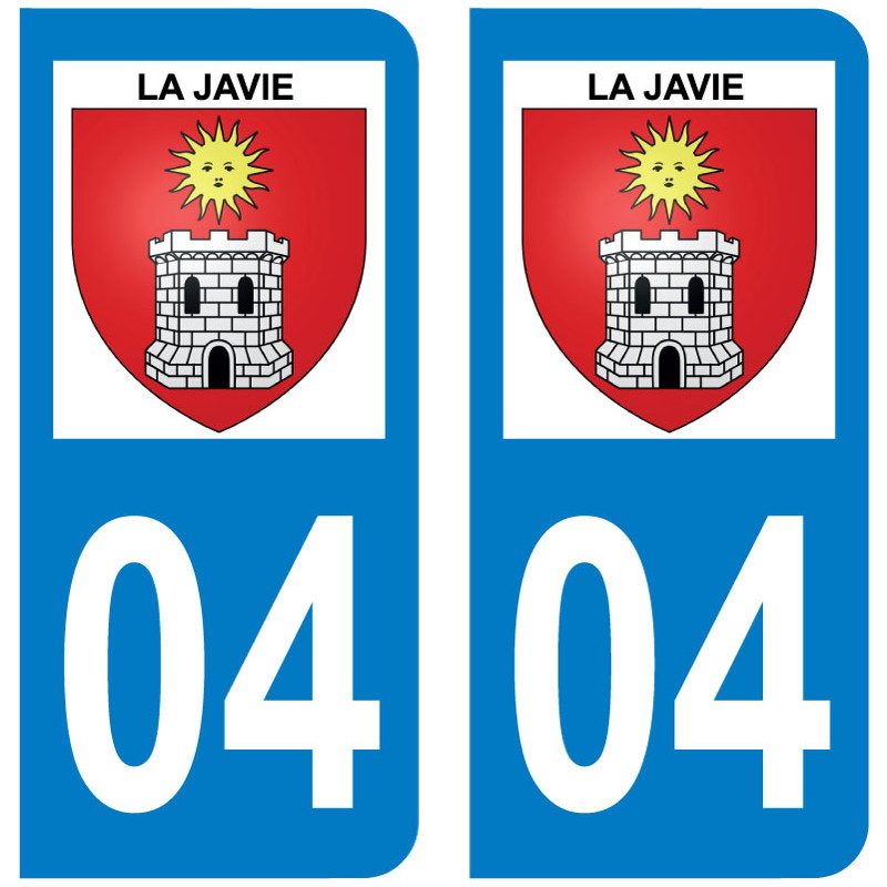 Sticker Plaque La Javie 04420 - 1