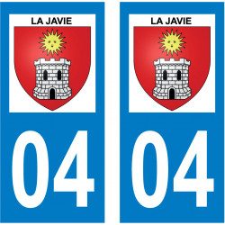 Sticker Plaque La Javie 04420 - 2