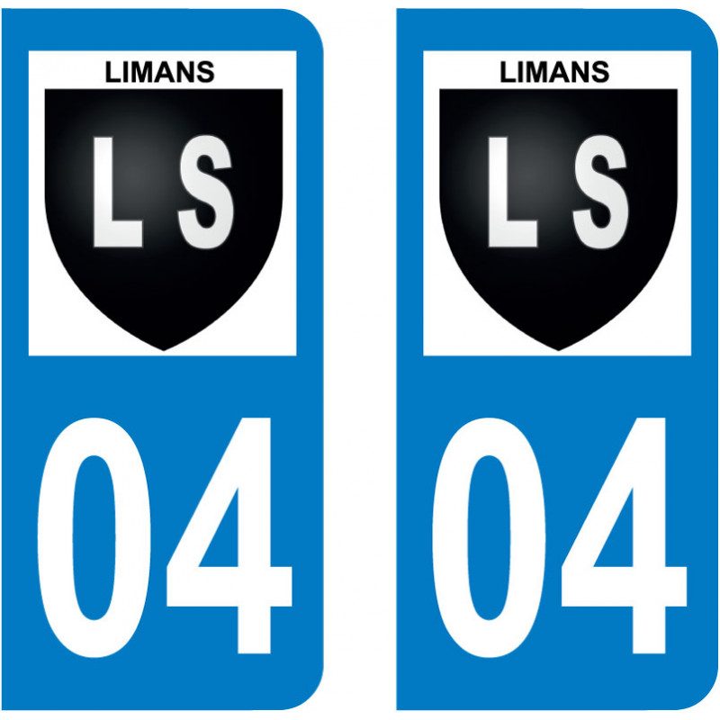 Sticker Plaque Limans 04300 - 1
