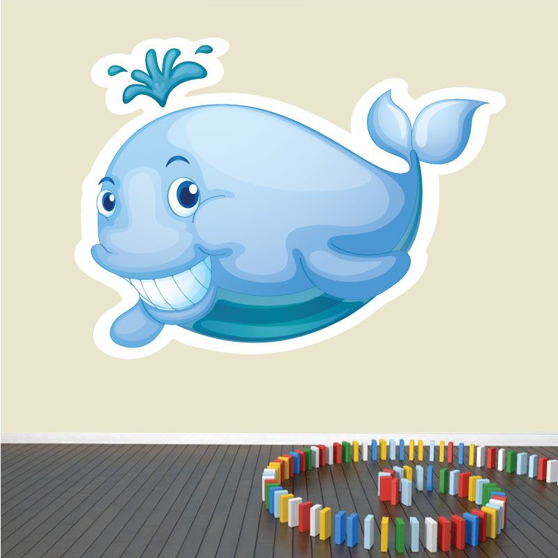 Sticker Baleine Deco intérieur - 1